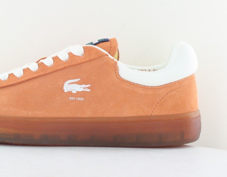 Lacoste Baseshot orange blanc