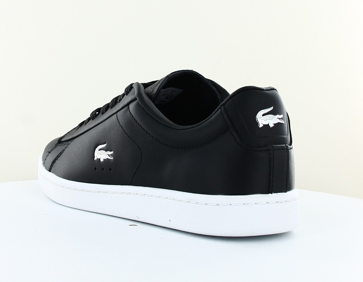 Lacoste Carnaby evo 0722 noir argent blanc