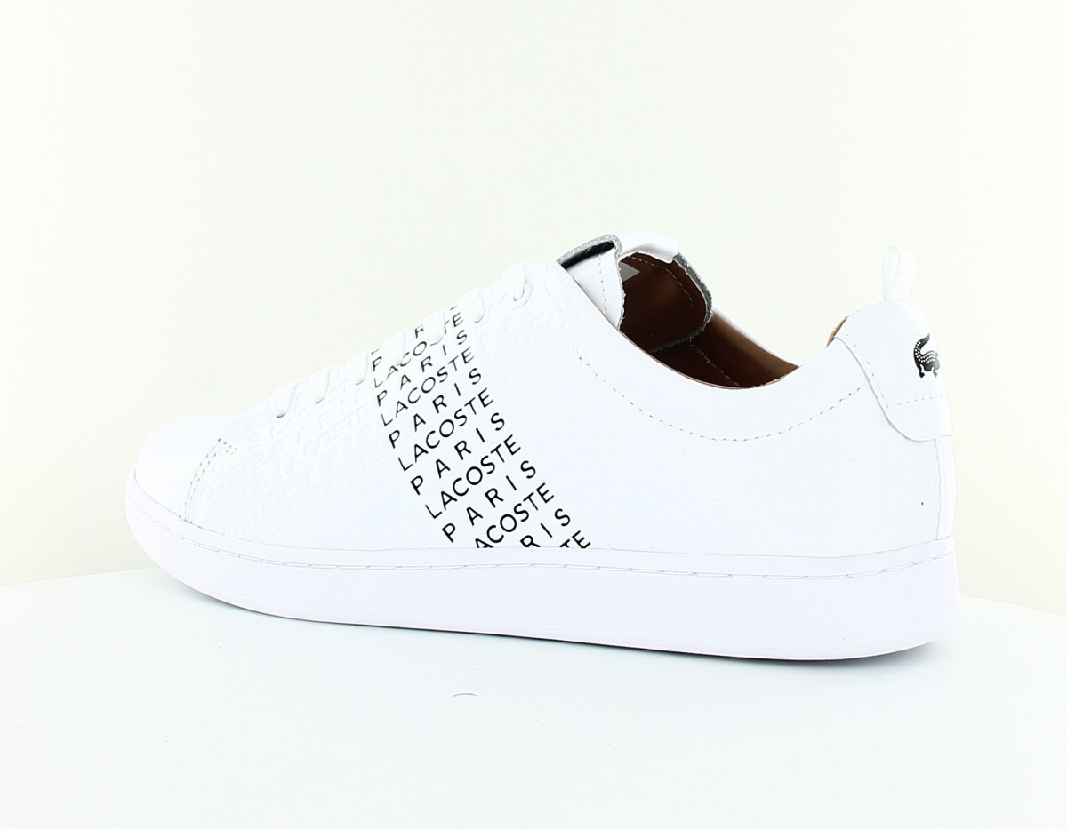 Lacoste Carnaby 319 luxe blanc noir