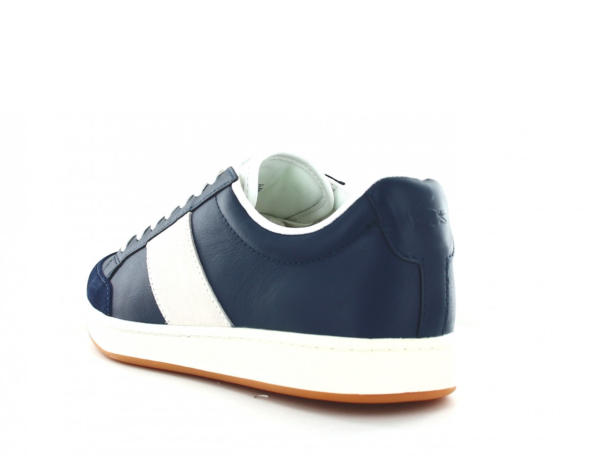 Lacoste Carnaby court bleu marine beige gomme