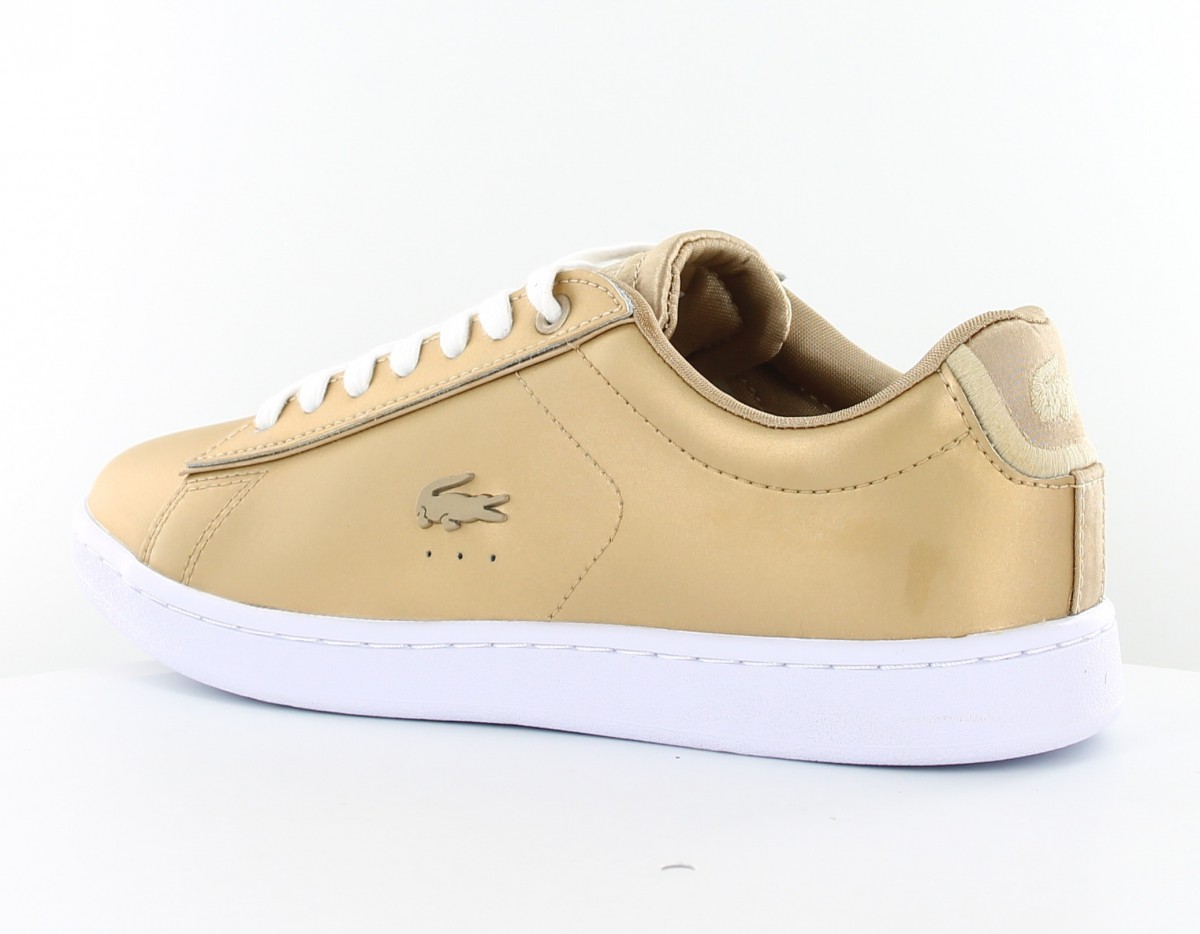 Lacoste Carnaby Evo 118 Or Gold-Blanc