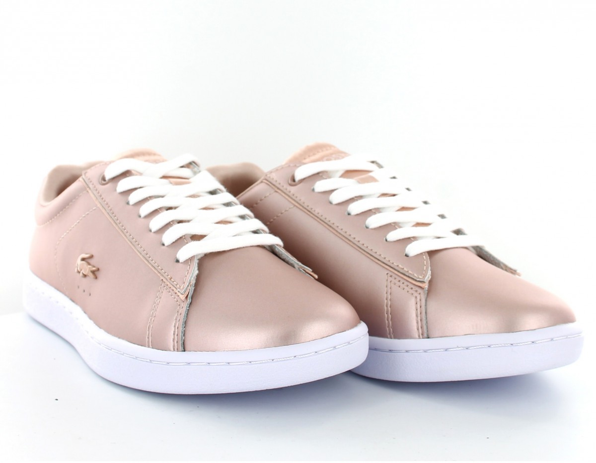Lacoste Carnaby Evo 118 rose gold blanc
