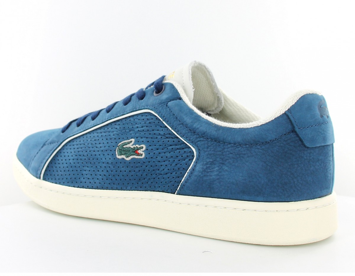 Lacoste Carnaby Evo 118 Suede Bleu Marine-Blanc