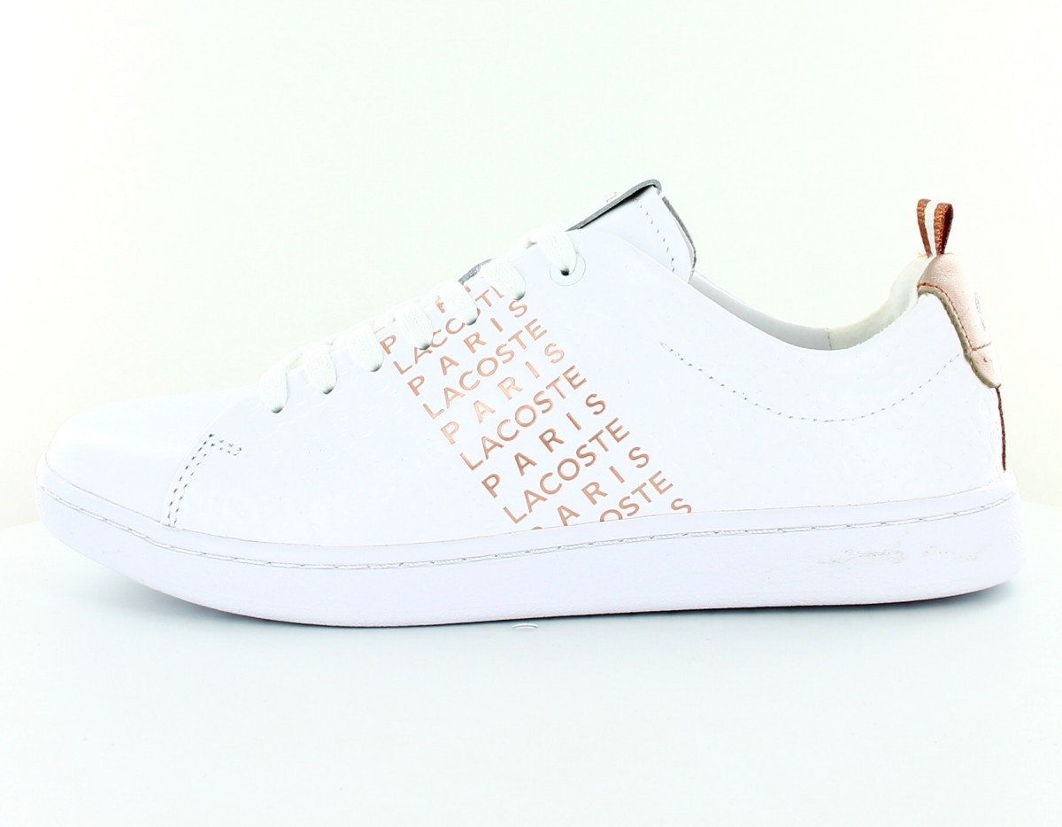 Lacoste Carnaby evo 119 11 blanc rose gold