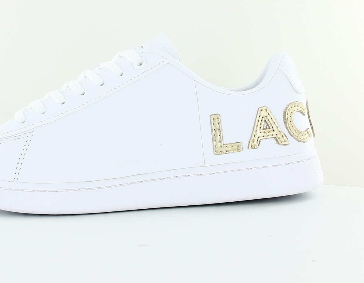 Lacoste Carnaby evo 120 6 blanc or