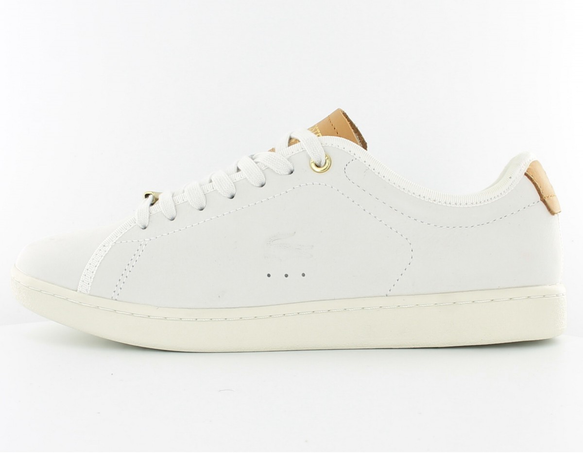 Lacoste Carnaby evo 317 Suede blanc casse marron