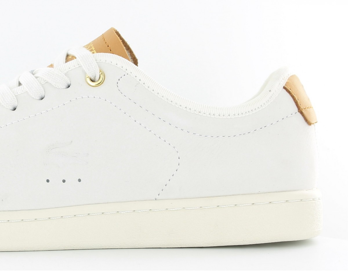 Lacoste Carnaby evo 317 Suede blanc casse marron