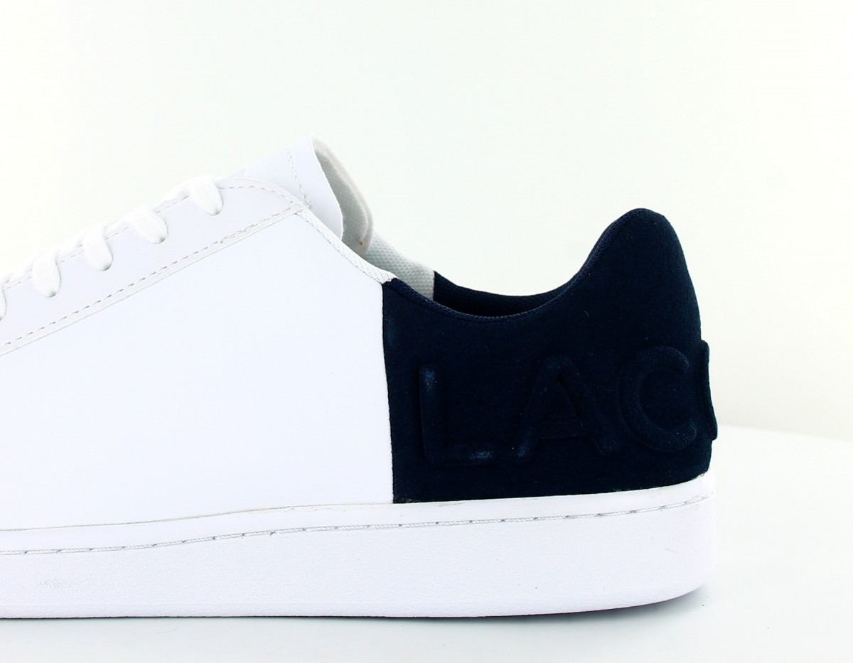 Lacoste Carnaby evo 318 6 Blanc bleu marine