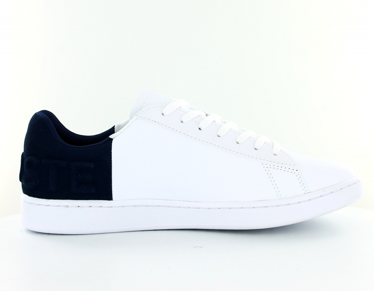 Lacoste Carnaby evo 318 6 Blanc bleu marine