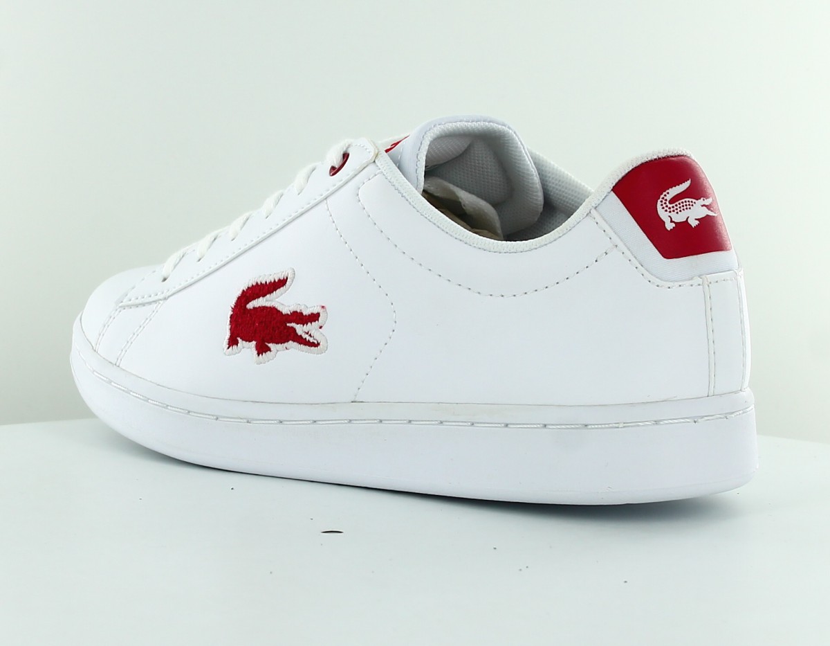 Lacoste Carnaby evo 318 blanc-rouge