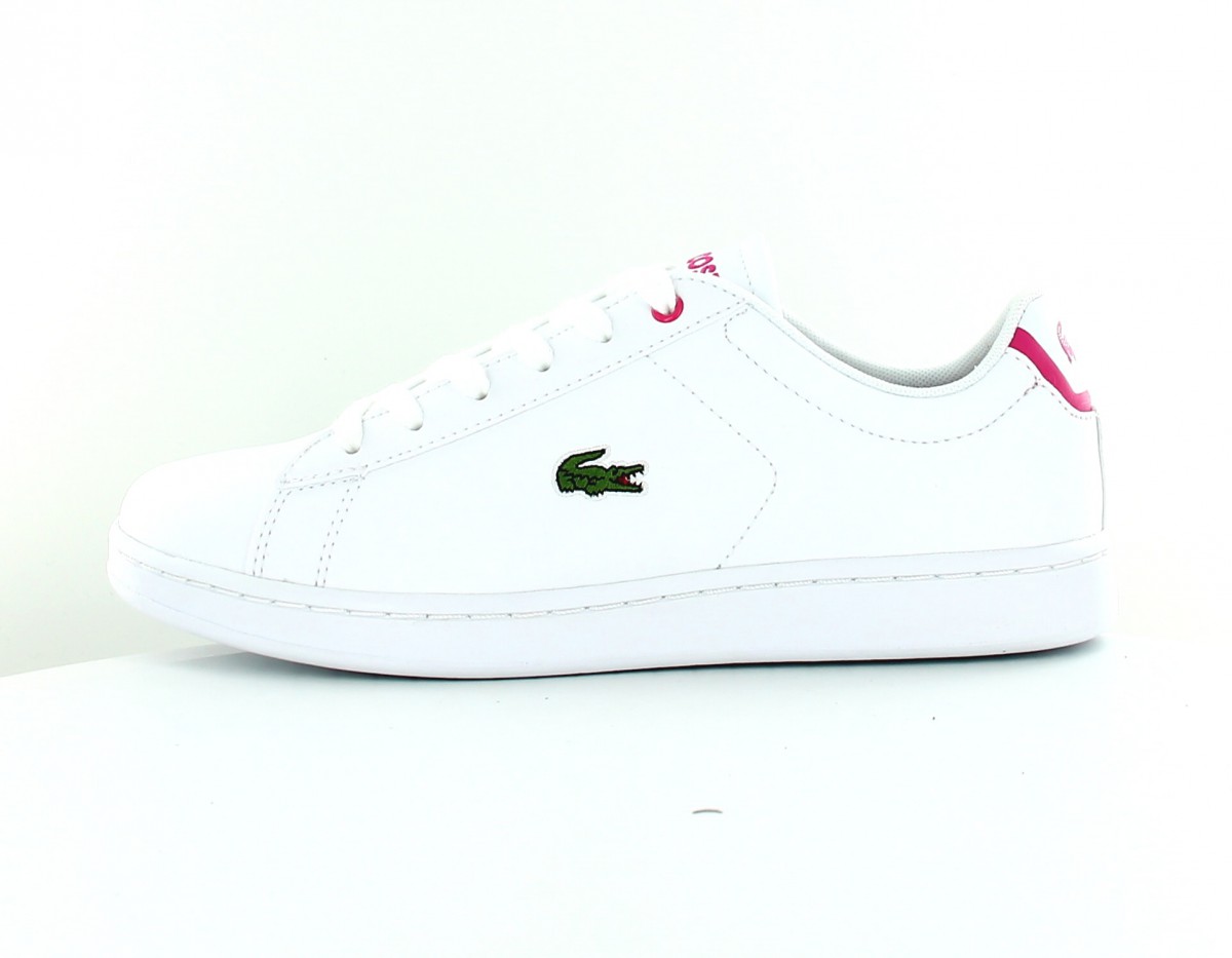 Lacoste Carnaby evo blanc vert rose