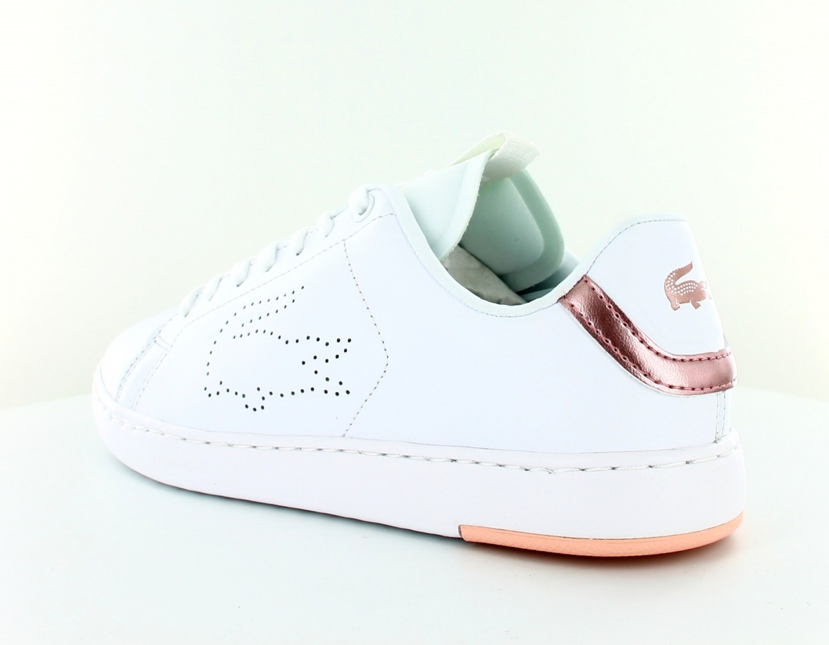 Lacoste Carnaby evo light blanc blanc rose gold