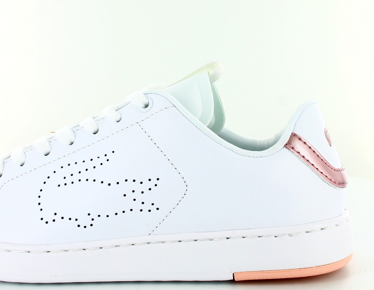 Lacoste Carnaby evo light blanc blanc rose gold