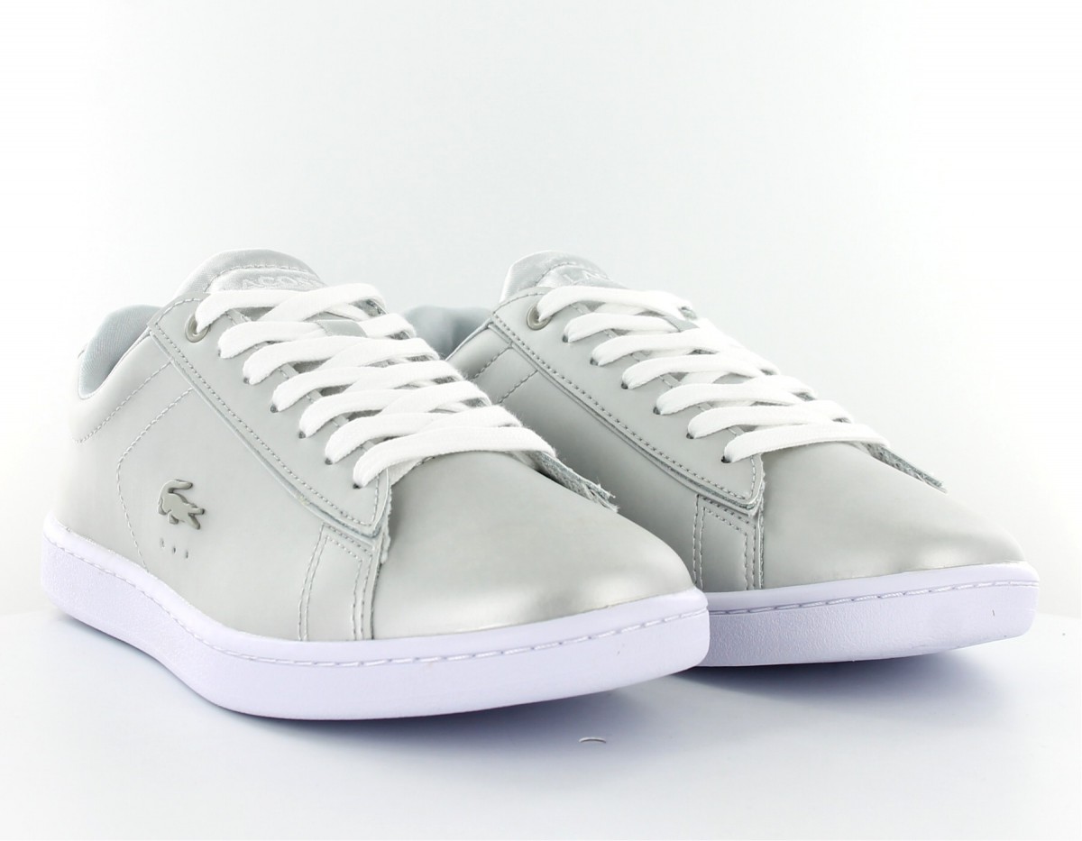 Lacoste Carnaby Evo 118 Gris Argent-Blanc