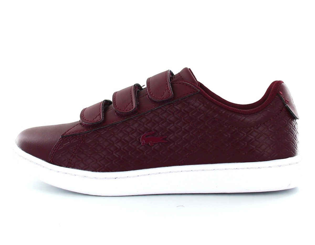 Lacoste Carnaby evo strap 4181 Bordeaux blanc