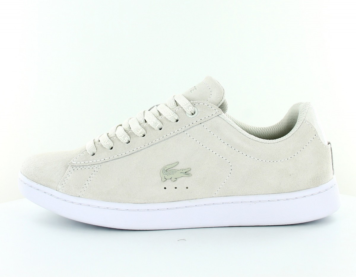 Lacoste Carnaby evo 318 2 suede Beige blanc