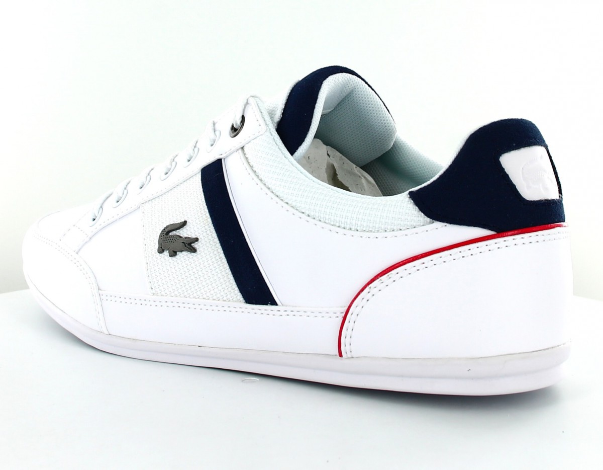 Lacoste Chaymon 318 1 Blanc-bleu marine-rouge