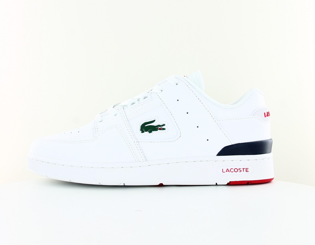 Lacoste Court cage blanc vert bleu marine rouge