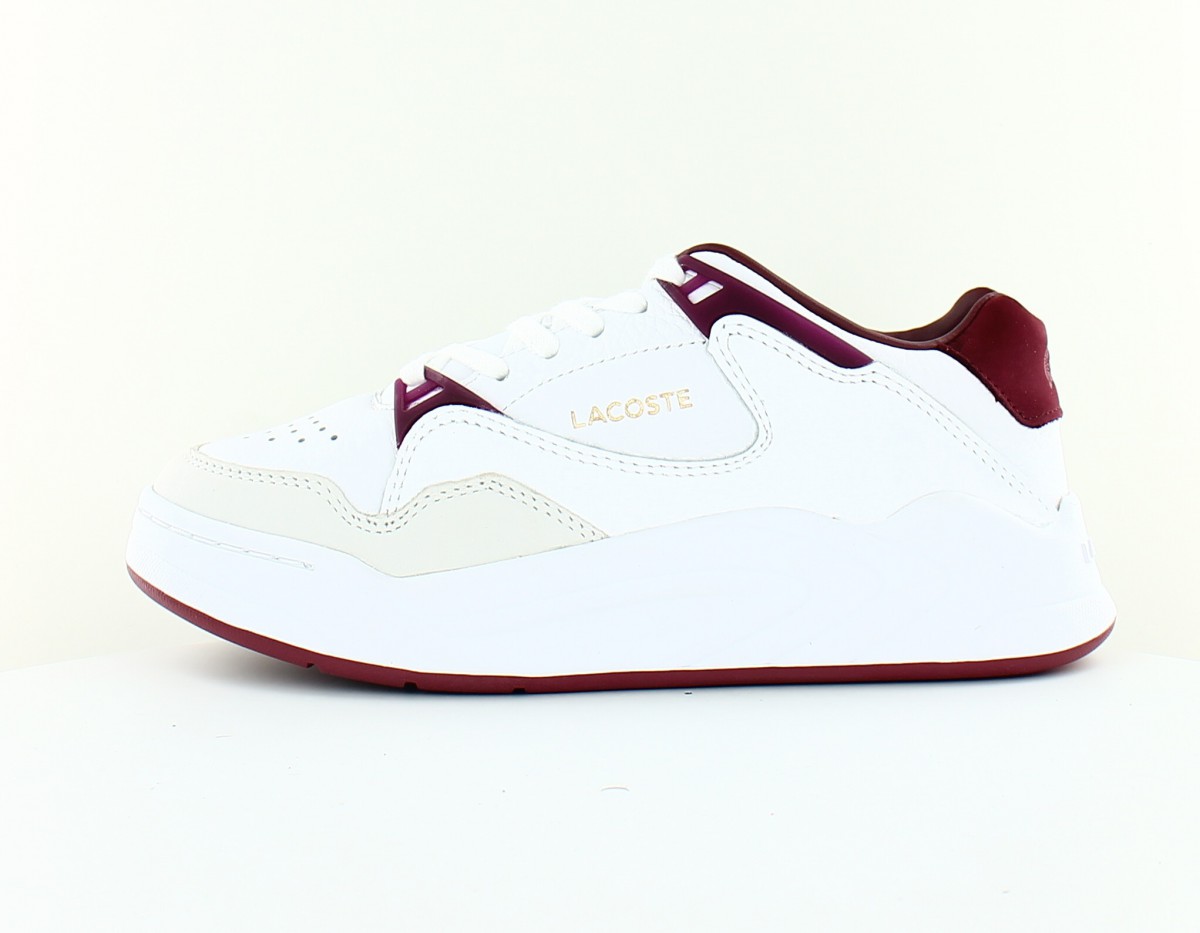 Lacoste Court slam blanc bordeaux