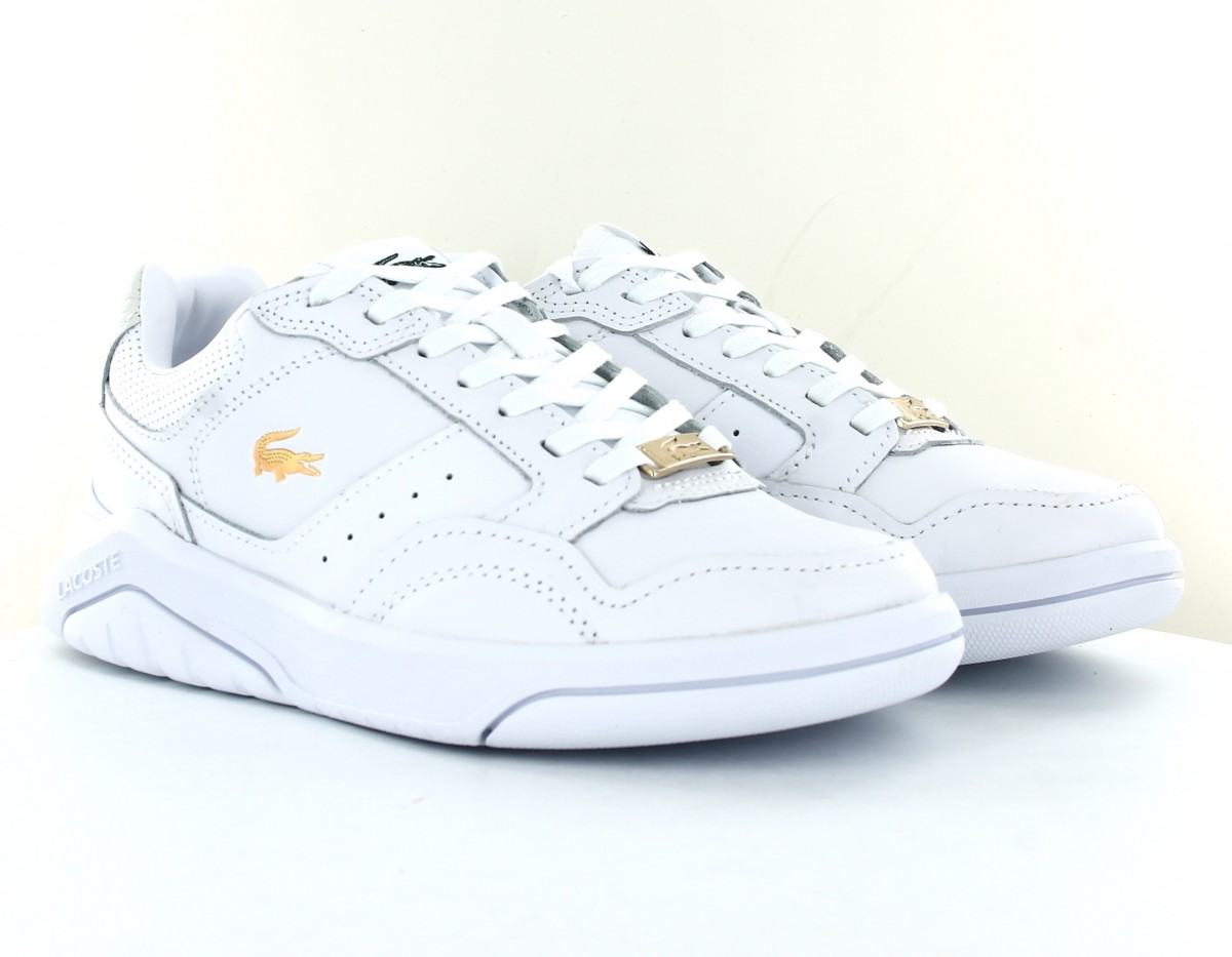 Lacoste Game advance luxe blanc or