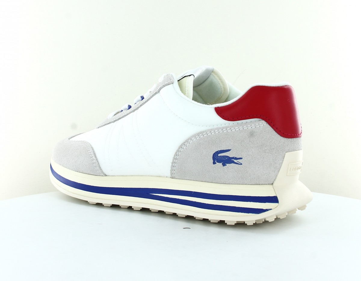 Lacoste L-spin blanc bleu rouge