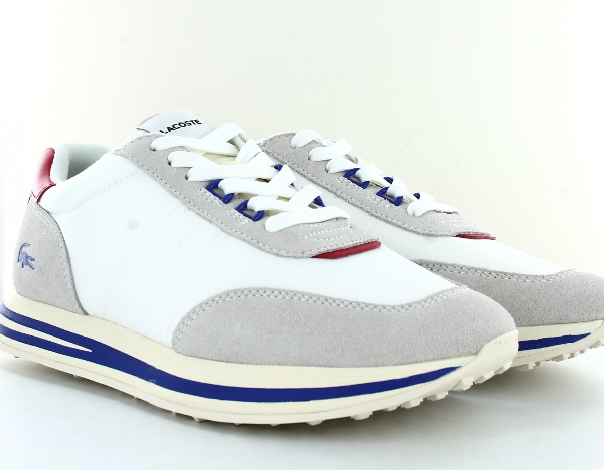 Lacoste L-spin blanc bleu rouge