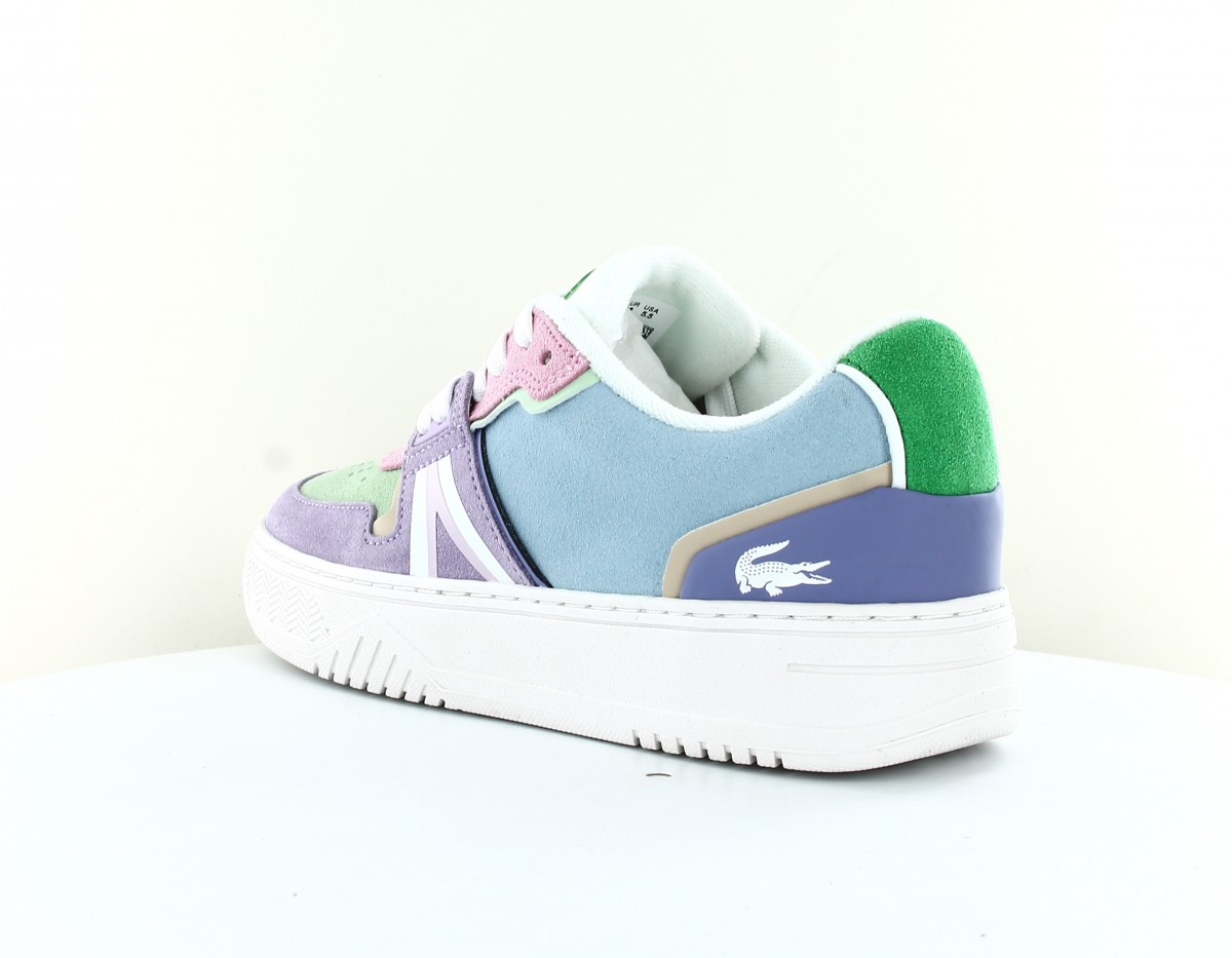 Lacoste L001 violet blanc bleu vert rose