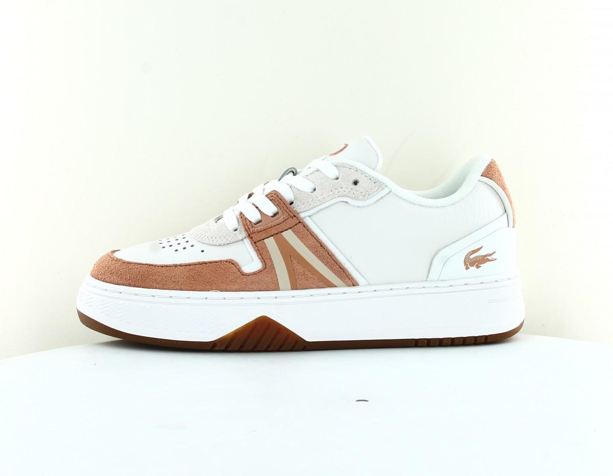 Lacoste L001 suede blanc ocre