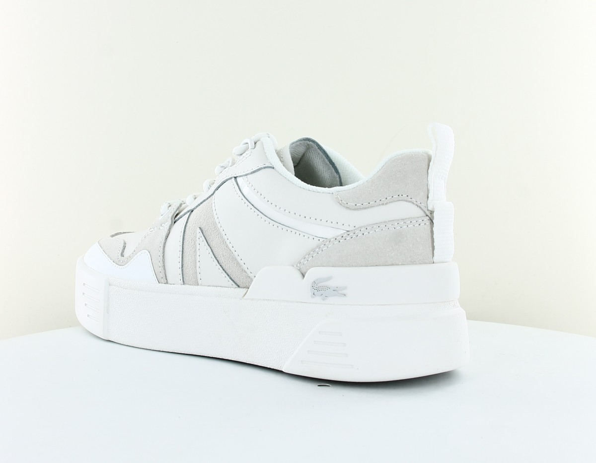 Lacoste L002 beige blanc