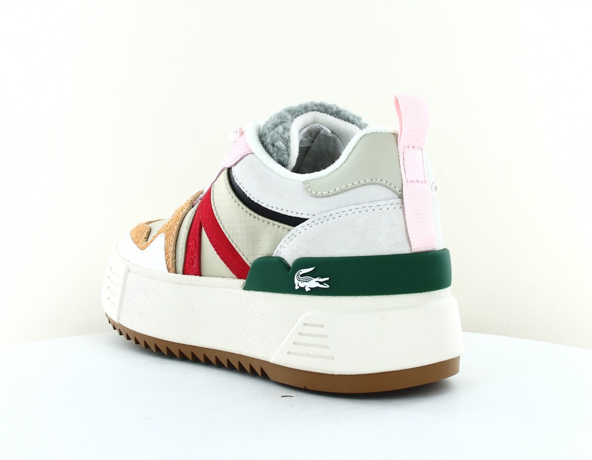 Lacoste L002 winter blanc rouge multicolor