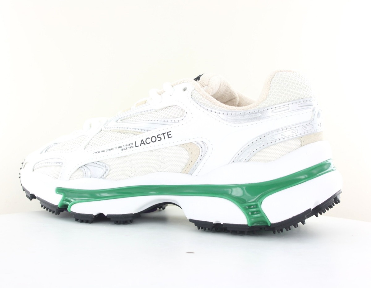 Lacoste L003 2k24 beige blanc vert argent