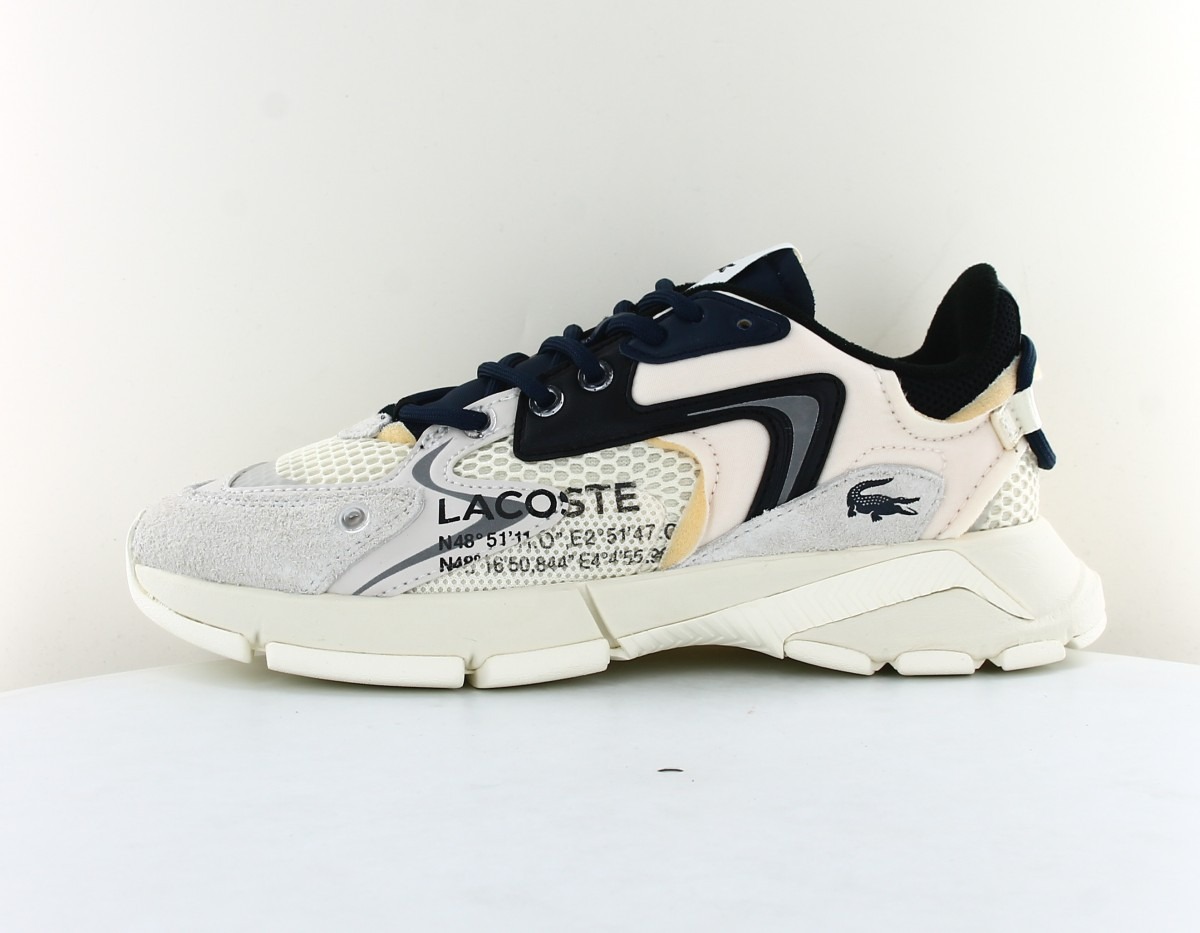 Lacoste L003 neo beige bleu marine noir