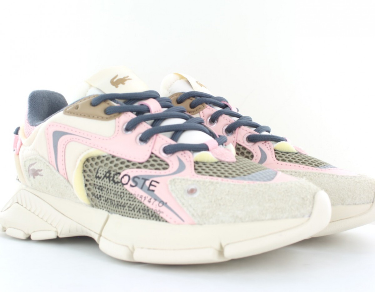 Lacoste L003 neo beige rose gris marron