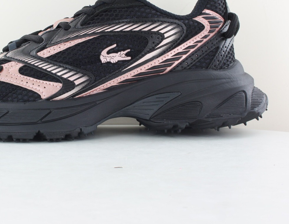 Lacoste L003 neo shot noir rose brillent