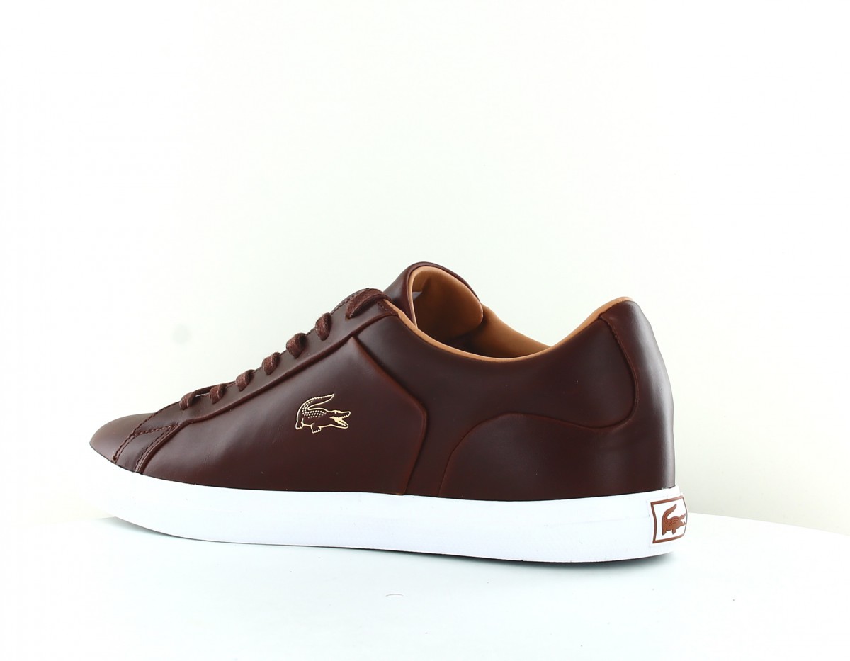 Lacoste Lerond marron blanc