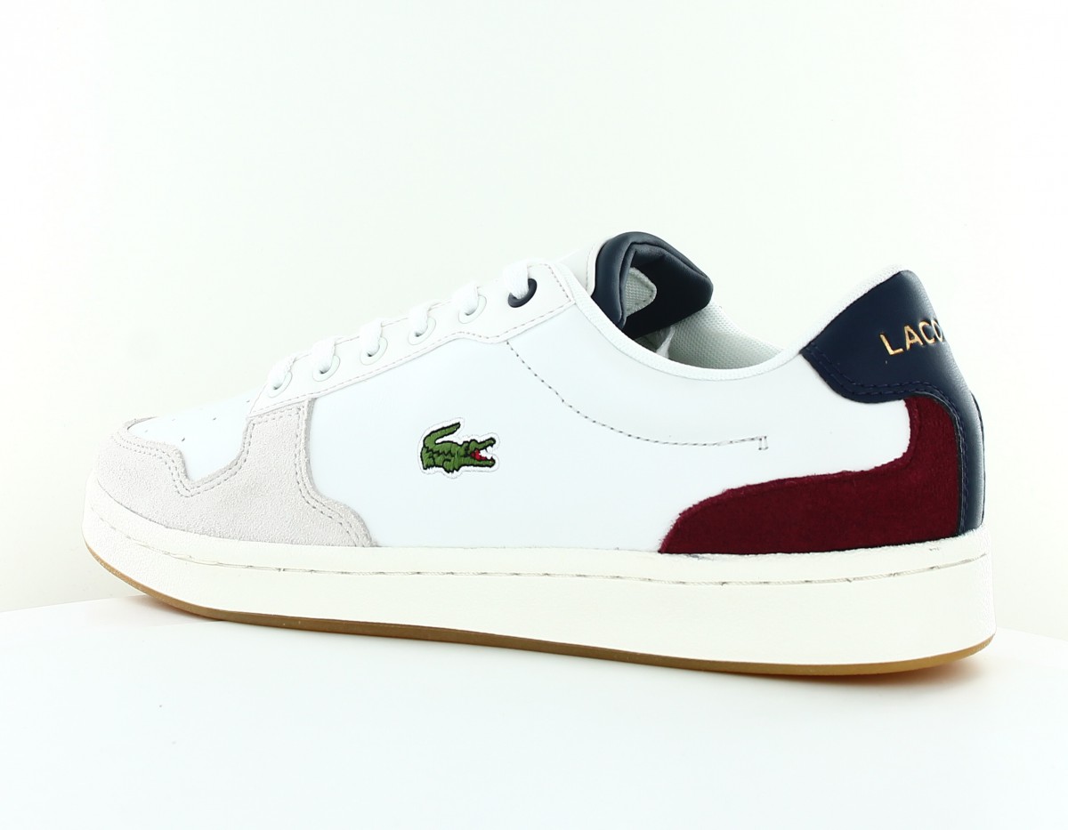 Lacoste Masters cup blanc vert bleu marine rouge