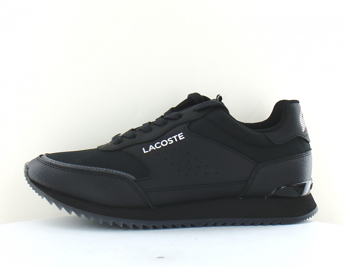 Lacoste Partner luxe noir argent