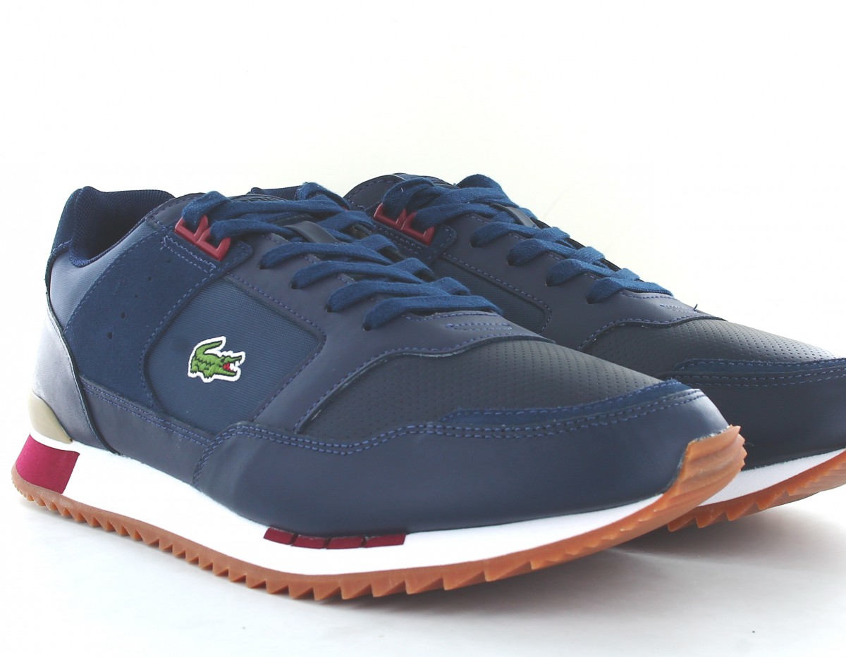 Lacoste Partner piste bleu blanc bordeaux beige