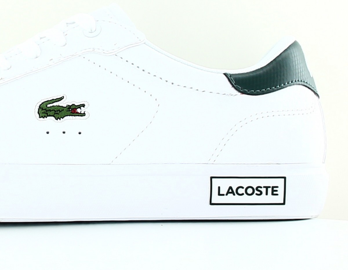 Lacoste Powercourt blanc vert