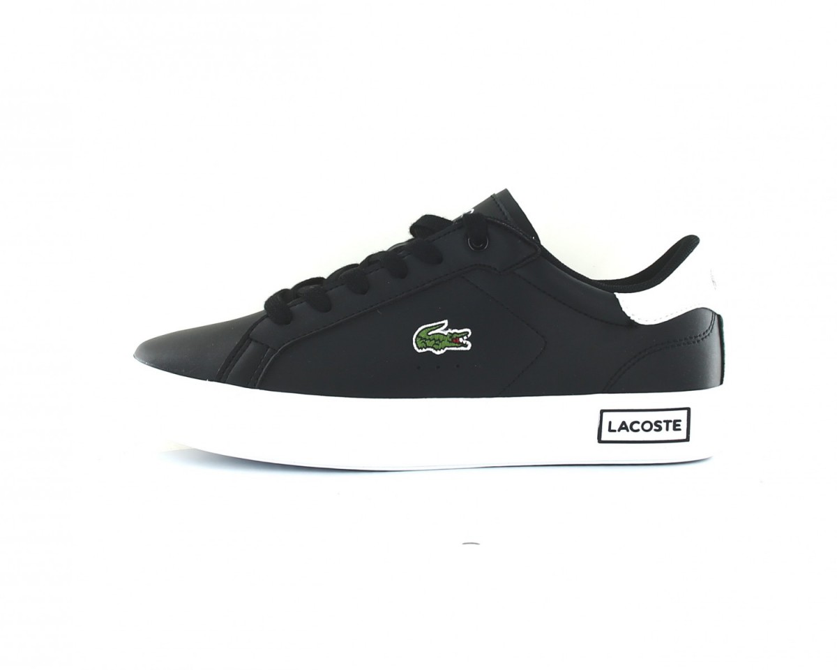 Lacoste Powercourt junior noir vert blanc