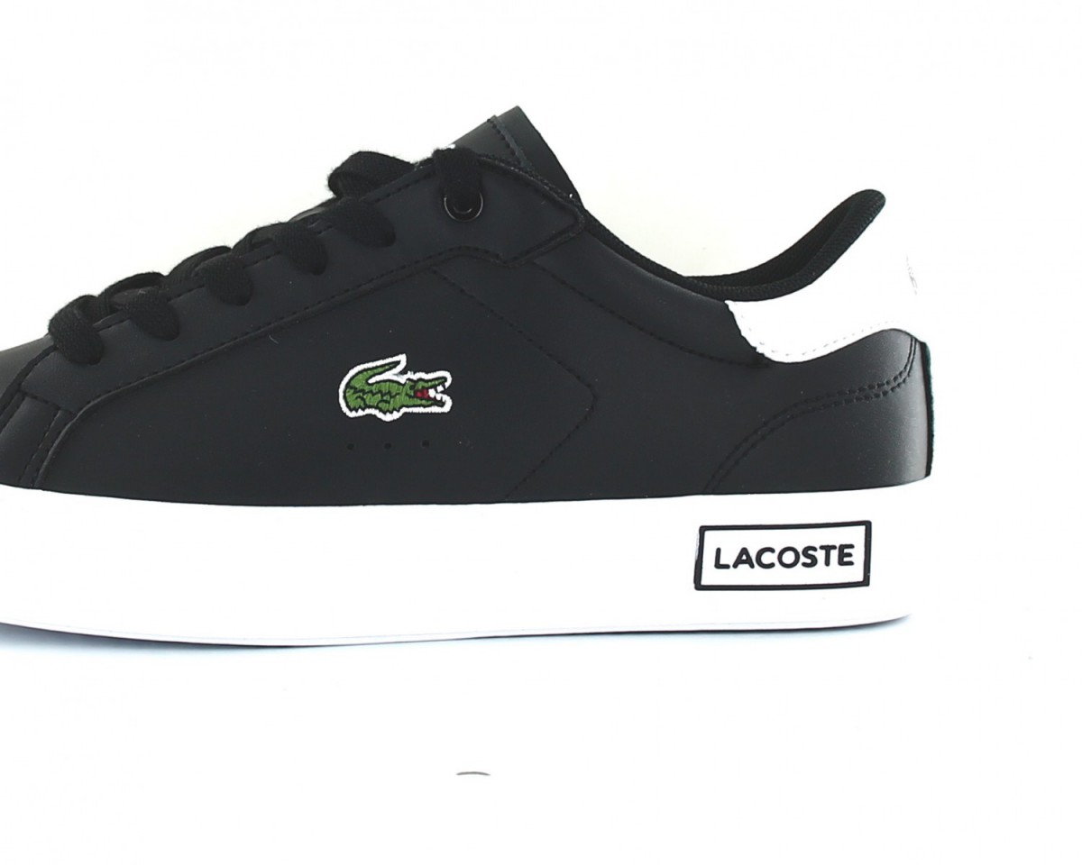 Lacoste Powercourt junior noir vert blanc