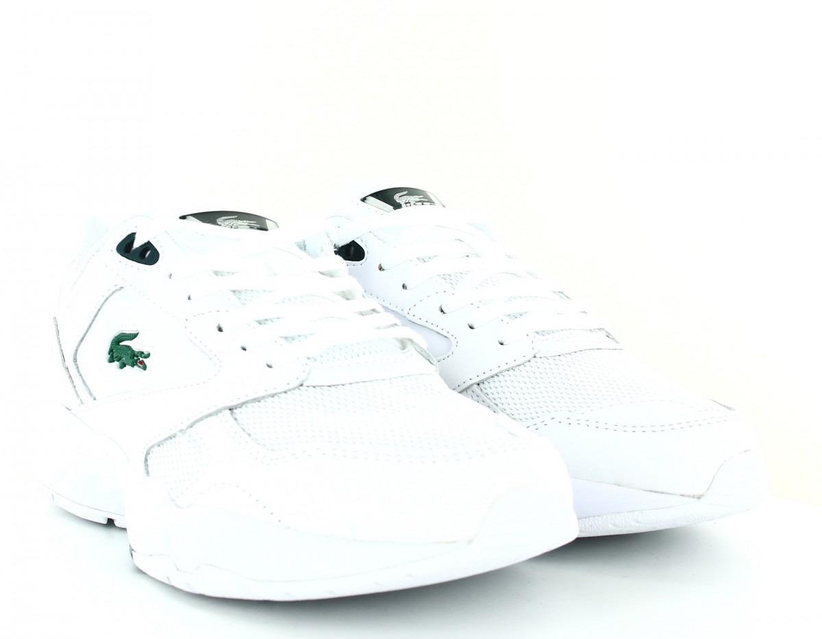 Lacoste Storm 96 blanc vert blanc cassé