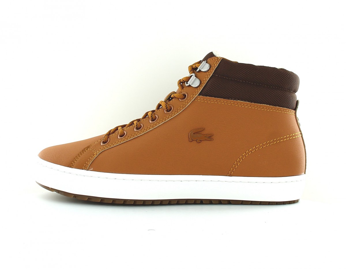 Lacoste Straight setther marron gomme