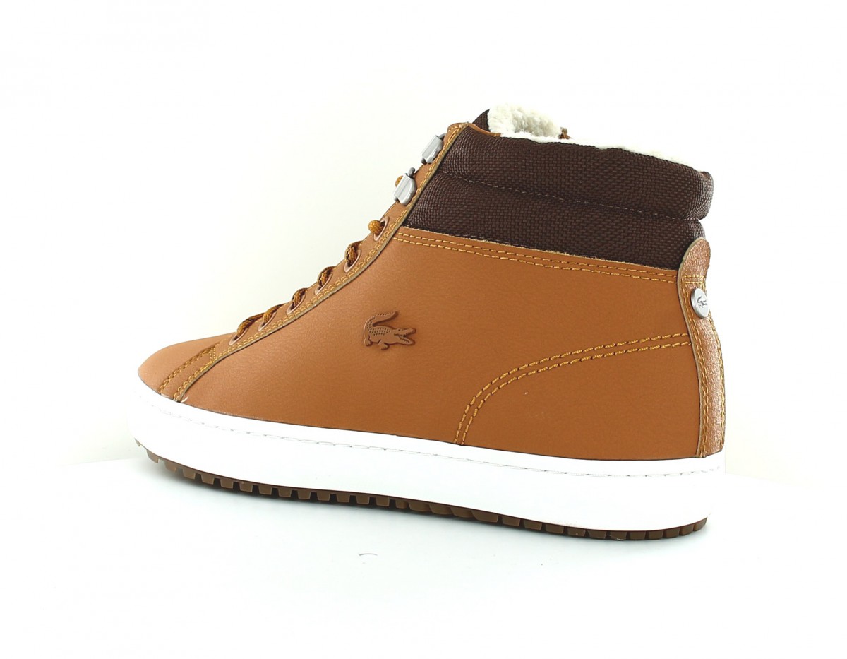 Lacoste Straight setther marron gomme