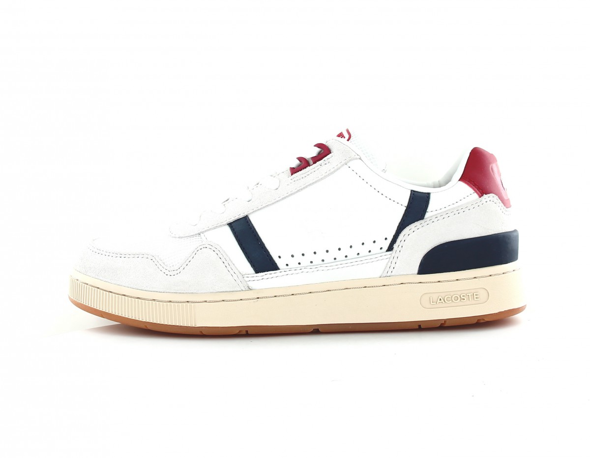 Lacoste Tclip beige bleu marine rouge