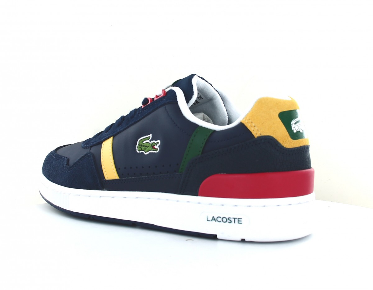 Lacoste Tclip bleu marine vert jaune rouge