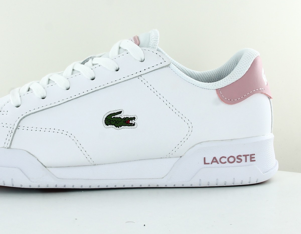 Lacoste Twin serve blanc vert rose