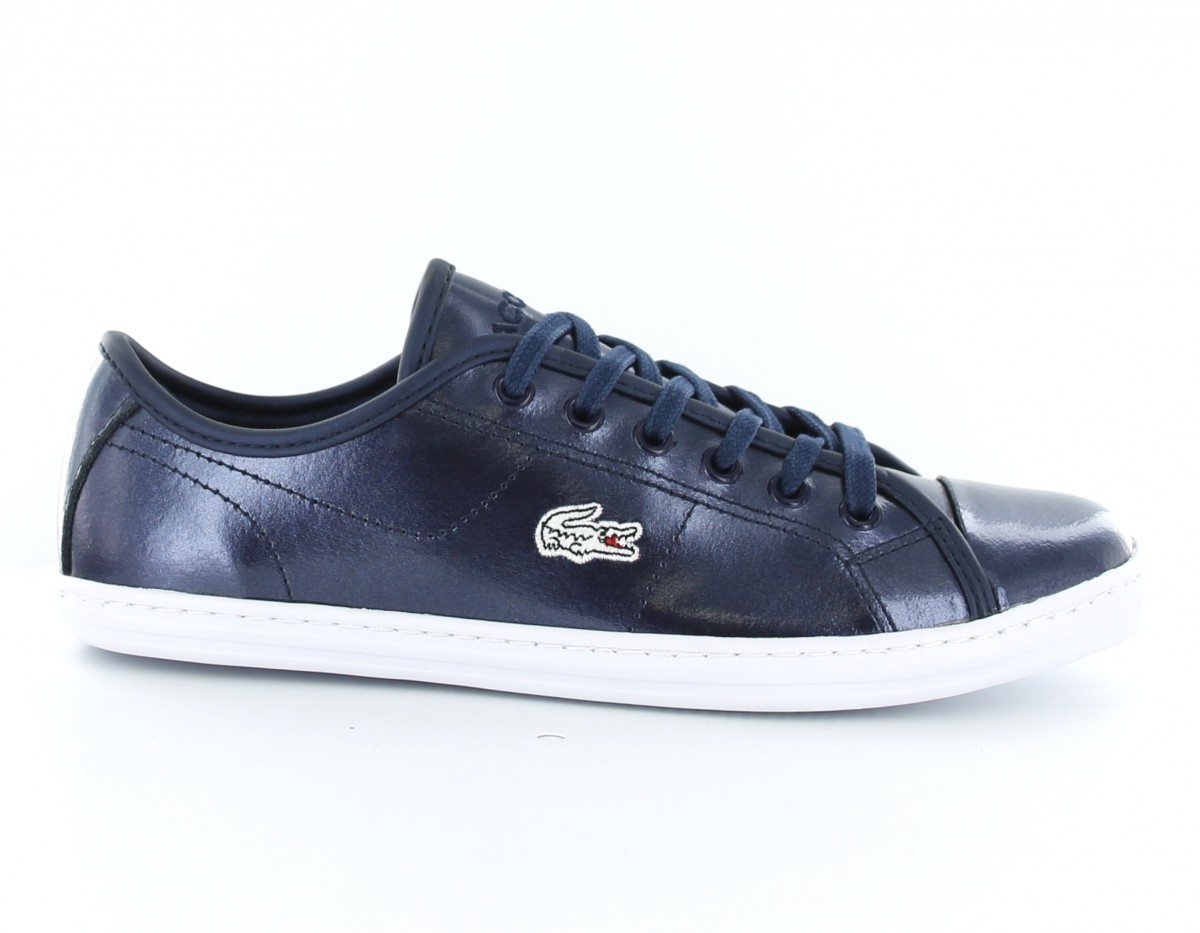 Lacoste ziane sneaker vernis BLEU/BLANC