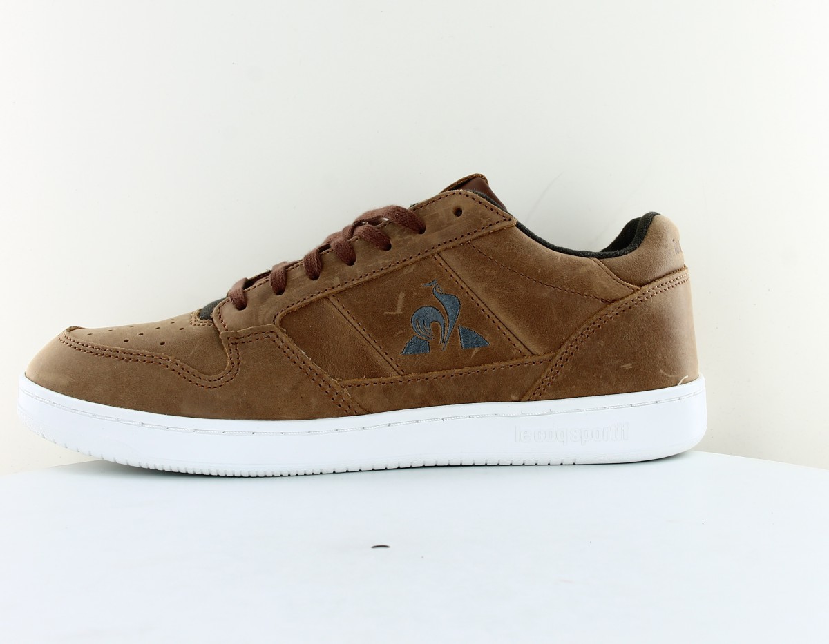 Lecoqsportif Breakpoint workwear leather marron blanc