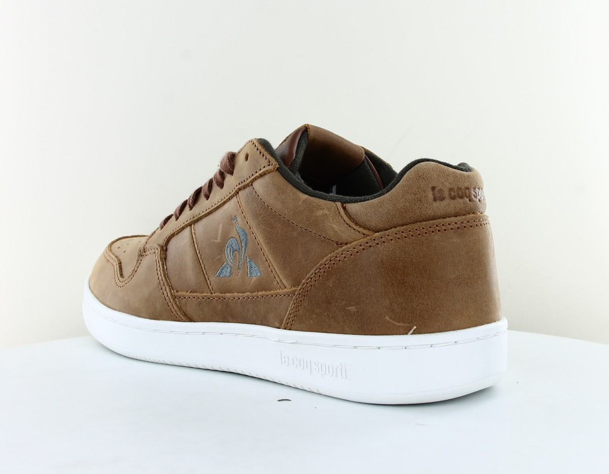 Lecoqsportif Breakpoint workwear leather marron blanc